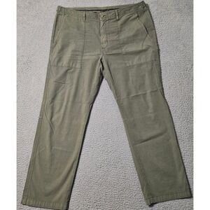 Tommy Bahama Pants Mens Size 38 x 30‎ Green Straight Leg Riptide Ripstop Chino